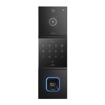 Loxone Intercom, NFC Code Touch i ekey xLine w ramce 3-krotnej